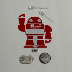 Maker Flair Robot Solder Skill Badges - MultiPack