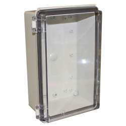 CamdenBoss CHDX8-226C X8 Series Hinged Poly Transparent Lid 270x170x110 IP66/67