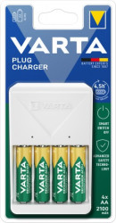LADOWARKA VARTA PLUG CHARGER + 4XAA 2100