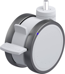 Blickle 935839 LKDGXH-PATH 125XK-FI-GSX12 Podwójna rolka z tworzywa sztucznego Średnica koła: 125 mm Maksymalne obciążen