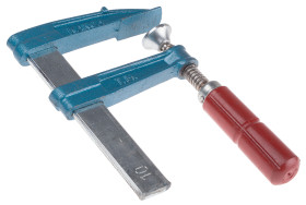 Dociskacz poziomy RS PRO otwarcie szczęk 100mm głębokość szczęk 80mm Zacisk F