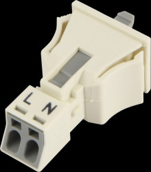 890-722 WINSTA® MINI socket, 2-pin
