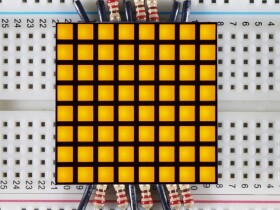 Adafruit 1.2" 8x8 Matrix Square Pixel - Yellow