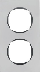 Berker R.8 Ramka 2-krotna, stal szlachetna 10122614