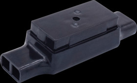 1905C136 Double-core connectors, gel-filled, black, 0.9 - 1.3 mm, 10 pcs.