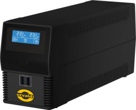 Zasilacz awaryjny Orvaldi i600 LCD USB 600VA/360W line-interactive ID600CH