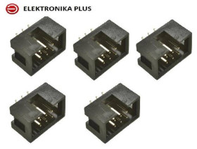 10szt. WTYK IDC6 6PIN 2x3 PROSTY PRZEWLEKANY