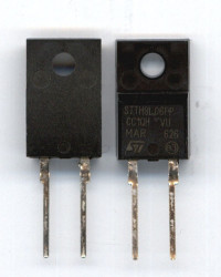 STTH8L06FP 8A 600V 25ns TO-220/2PIN IZOLOWANA DIODA