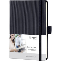 Sigel CO131 CONCEPTUM Notebook Squared Black 97 Sheets A6