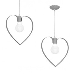 Lampa wisząca AMORE GREY 1xE27 MLP9822 Milagro