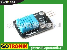 Moduł z czujnikiem DHT11 (pomiar temperatury i wilgotności)