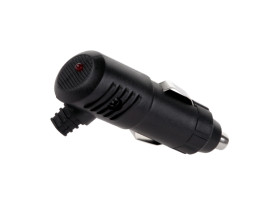 Wtyk zapalniczki sam.z bezpiecznik. i diodą