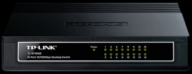 TL-SF1016D Switch, 16-Port, Fast Ethernet