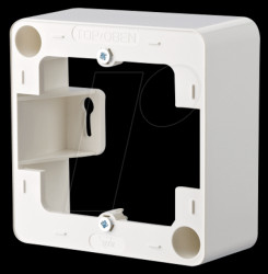 130829-02-I Surface Mount Frame 85 x 85 mm pure white RAL9010