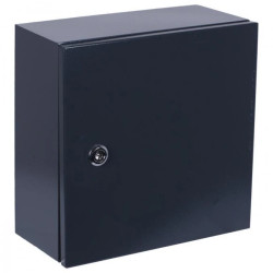 Obudowa hermetyczna rozdzielnica metalowa z płytą montażową 300x300x150mm IP65 natynkowa antracytowa NEKU