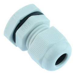 PG9 Grey Nylon Cable Gland IP68