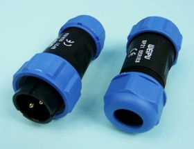 SP-2110/P2 GN. 2-PIN NA KAB. IP68 WEIPU