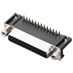 Encitech 2103-2100-13 DRB-25F-TBG-110 D-Sub Receptacle 25-pin solder