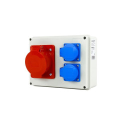 Rozdzielnica siłowa n/t 1x32A 5P 2x230V IP44 NBOX19.2 3655496 Next