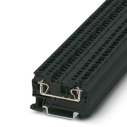 Blok zacisków przelotowych Phoenix Contact poziomy: 1 28 → 10AWGObudowa ze sprężyną ST 4 BK 800 V