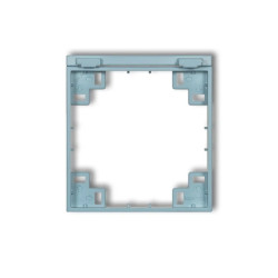 Ramka pośrednia do gniazd bryzgoszczelnych z uziemieniem SCHUKO lazurowy 48MRPB-1s