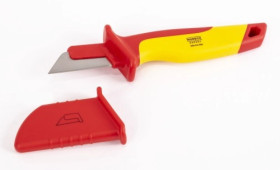 IZOLOWANY NÓŻ DLA ELEKTRYKA OSTRZE PROSTE 190MM VDE MN-63-056