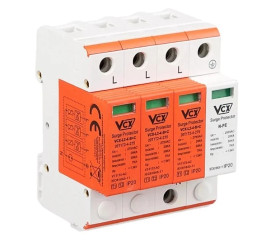 Ogranicznik Przepięć Z Iskiernikiem Klasy T1T2 B+C 3P NPE 7kA IP20 VCX
