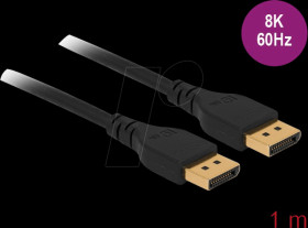 85909 DisplayPort 1.4 cable, ma. &gt; ma., 8K@60Hz, 1 m