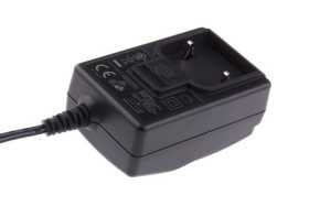 Adapter AC/DC Uwy 24V dc Iwy 250mA Złącze 2,1 x 5,5 x 12 mm, biegun dodatni w środku 6W typ wtyczki: Europejski,