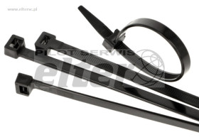 Opaska kablowa 3,5x250mm CV UV czarna