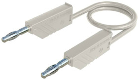 Przewód pomiarowy Hirschmann Test & Measurement MLN 100/2,5 WS, biały