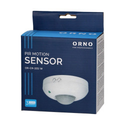 Czujnik ruchu PIR 360st. 1200W IP20 biały OR-CR-203/W Orno