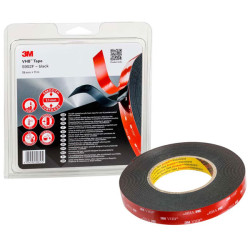 3M 7100223843 VHB&#x2122; Adhesive Tape 5952 , 19 mm x 11 m, Black