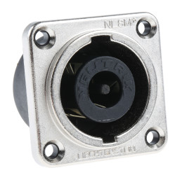 Złącze mikrofonowe Męski 8-pinowe Montaż na panelu 40A