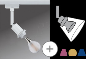 96970 URail rail spotlight DecoSystems basic, E14, max. 20 W, dimmable