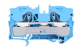 Złączka szynowa 2-przewodowa 10mm2 niebieska 2010-1204 TOPJOBS