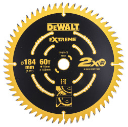 Tarcza do pił, śr. łopatki: 184mm, l. zębów: 60, Węglik