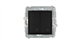 Icon Mechanizm Łącznika Podwójnego Krzyżowego Czarny Mat 12Iwp-66