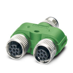 Złącze wielostykowe przemysłowe 8-pinowe M12 Wtyczka, gniazdo Phoenix Contact