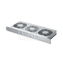 Panel wentylacyjny do szafy RACK 19" 24 V DC 300 mᵌ/h RACK0224