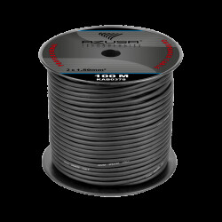 AZUSA 2x1.5mm Round CU Speaker Cable in Cotton Braid