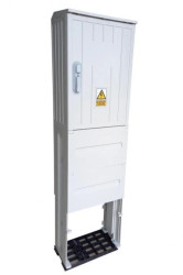 Obudowa termoutwardzalna 40x60 + fundament pusta IP 44 rozdzielnia elektryczna złącze kablowe RT 46/F