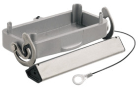 Cover cap, size A16, die-cast aluminum, longitudinal bow locking, IP65, 1665900000