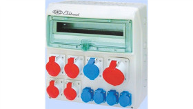 Rozdzielnica Budowlana 18 Modułów (1X 5P/63A 2X 5P/32A 2X 5P/16A)/400V (4X...