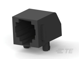 Złącze RJ25 Żeński Złącze RJ25 Montaż powierzchniowy Cat3 TE Connectivity, 90° 6-żyłowe