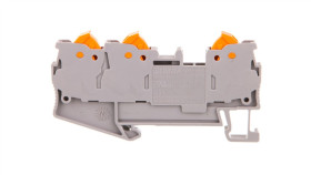Złączka Szynowa 3-Przewodowa 4Mm2 Szara Qtc 1,5-Twin 3205048 /50Szt./
