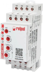Przekaźnik czasowy 2x2P, 6A, 12-240 V AC/DC RPC-4ME-UNI 865446