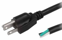 KAB45.62-3 Kabel zasilający. USA, dł.3.5m czarny bez drugiej końcówki (1)