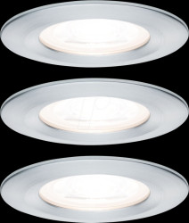 93480 Nova rigid flush mounted fixture, GU10, 3x 6.5 W, 2700 K, round,