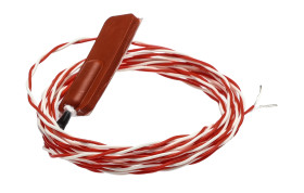 Sonda termistorowa Łatka z gumy silikonowej z samoprzylepnym podkładem foliowym RS PRO